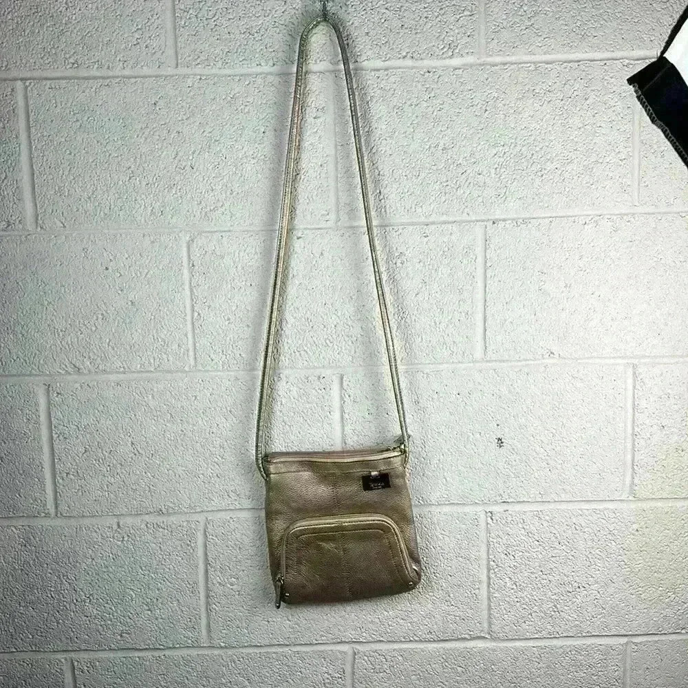 Tignanello Gold Crossbody women’s bag excellent condition